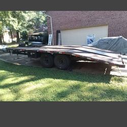 2013 Heavy Duty 24ft Car Hauler Trailer 14,000lb GVWR