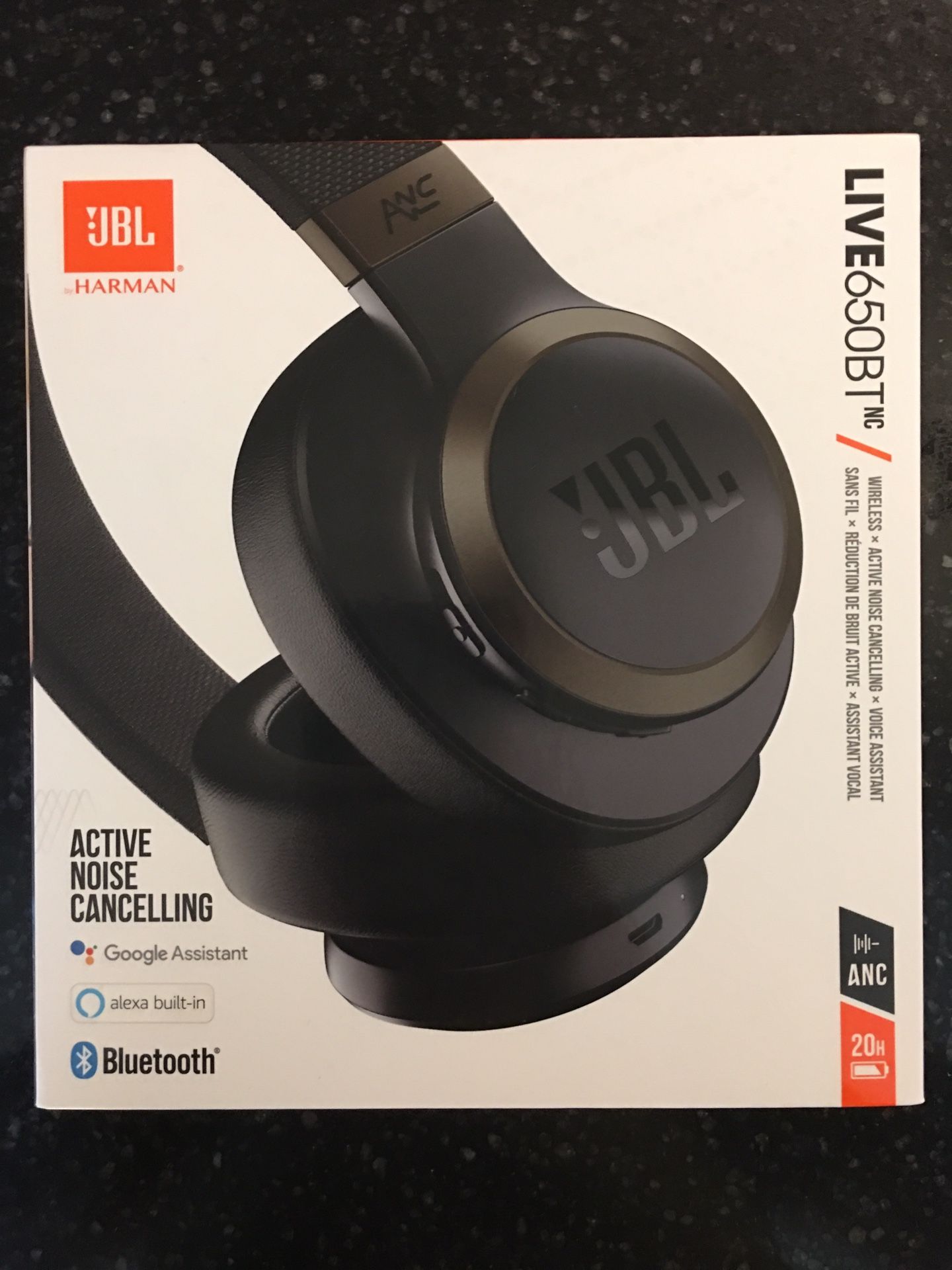 JBL Live 650 BT NC Bluetooth Wireless Headphone with Active Noise Cancellation