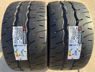 2 BRAND NEW 295/35R18 Yokohama ADVAN NEOVA AD09 Tires 295-35-18 295 35 18 Like Michelin Sport Cup 2!