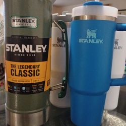 Stanley Thermos And Azure Color Cup 