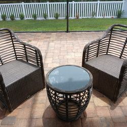 Brown Patio Set