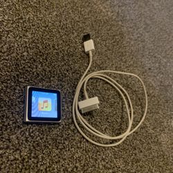 Ipod Nano 6th Generation 8gb (NO Power Cord)