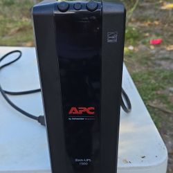 APC Back-UPS Pro, 1500VA, Tower, 120V, 10 NEMA 5-15R outlets, AVR, LCD