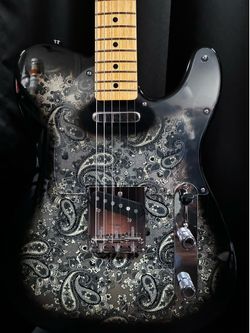 Fender Limited Edition FSR Telecaster Electric Guitar - Black Paisley