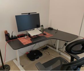 L Shaped Desk for Work/Gaming/Study