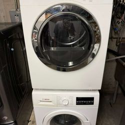 24” Compact Bosch Washer & GE Dryer Set