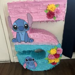 Number 5 Stitch Pinata 