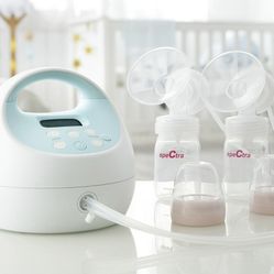 Spectra Baby USA S1 Plus Breast Pump Double/Single Light Electric Rechargeable Battery Blue SPS100