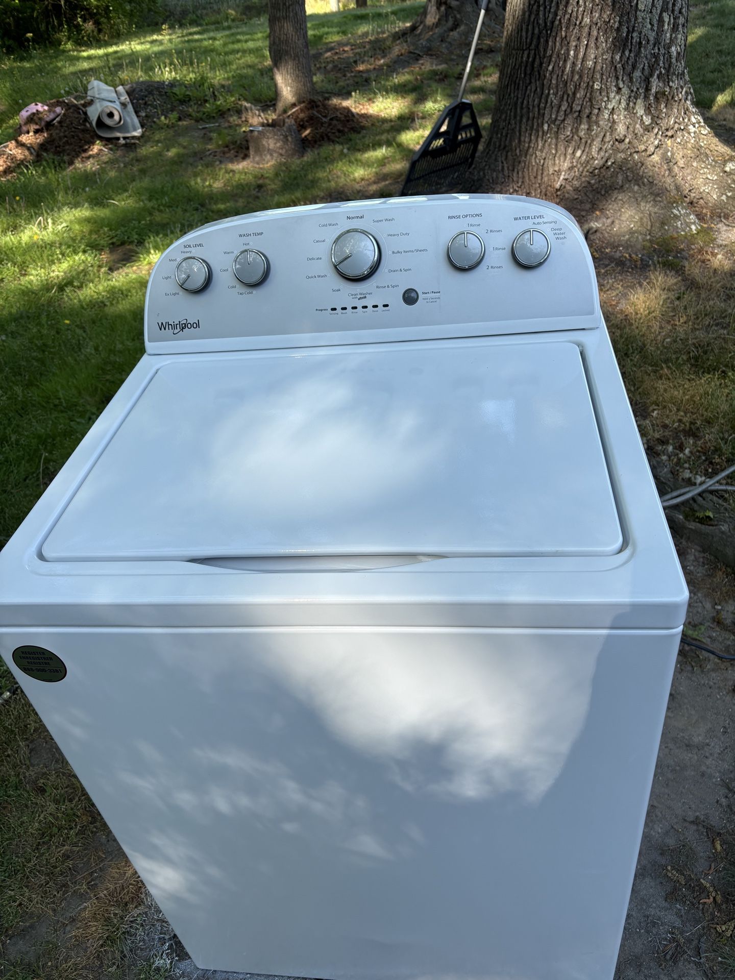 Whirlpool washing machine
