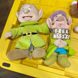 Disney Dopey plush toy from Snow White and the Seven Dwarfs