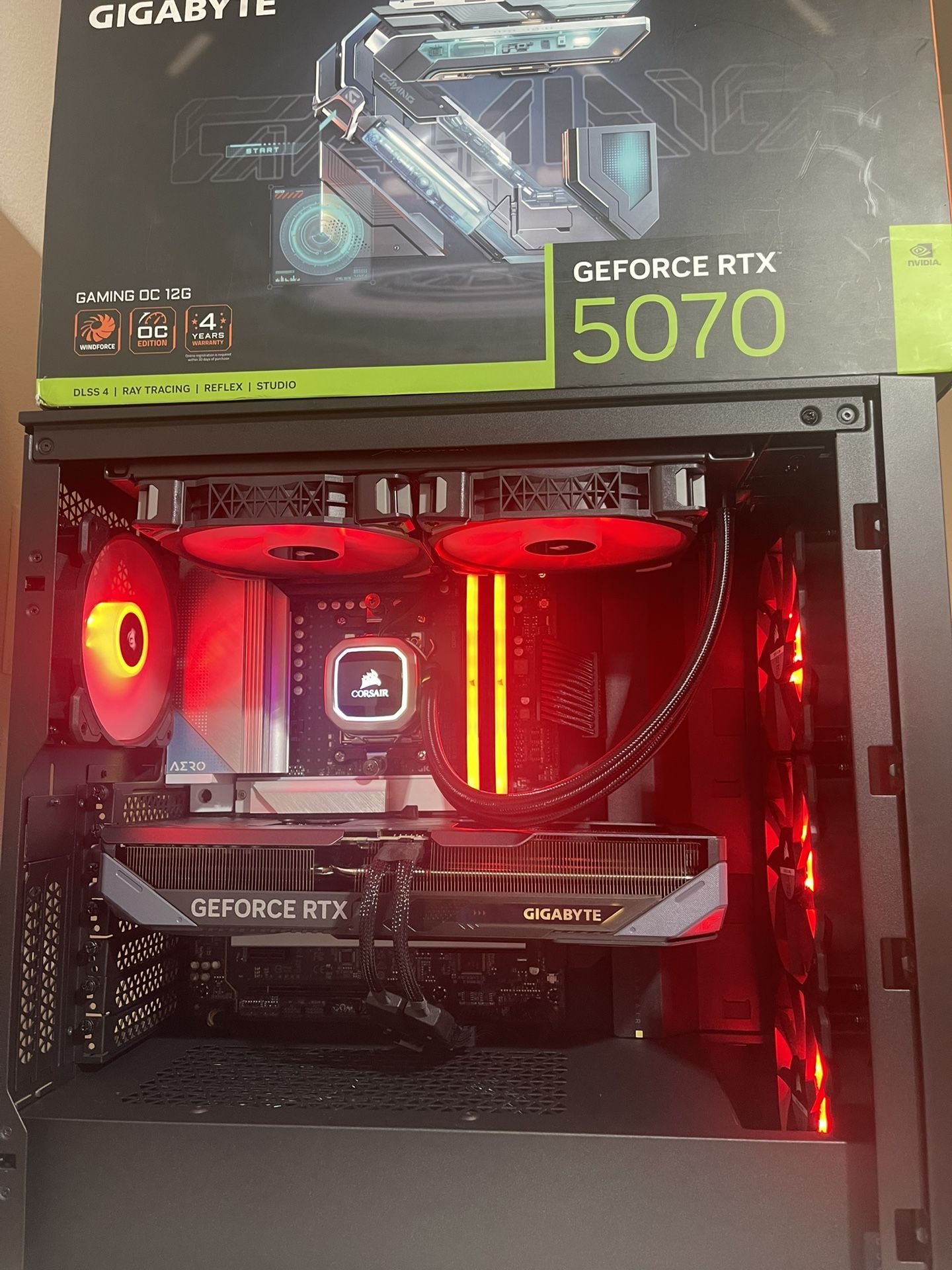 Corsair Gaming Pc Ryzen 7 7800x3d + 5070, 2tb Pro Ssd, 1000w Psu For Sale