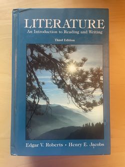 Literature: An Introduction to Reading & Writing – 3rd Edition (Roberts & Jacobs, Hardcover, Good Condition)