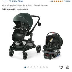 Graco combo stroller and car seat 