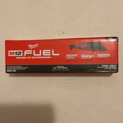 Brand New Milwaukee M12 Fuel Brushless 3/8” High Speed Ratchet ( Tool Only ).        150 Firm on Price.      150 Firme en Precio.