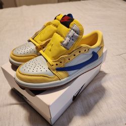 Jordan 1 Canary Travis Scott 