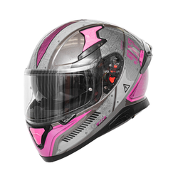HAX Impulse Motorcycle Helmet Droid Pink - New - S/M/L/XL/XXL