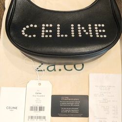 CELINE - Ava Studded 939 BLACK