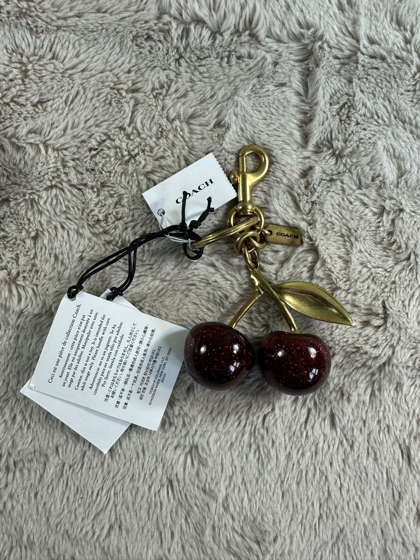 Coach Cherry Accessory Charm 