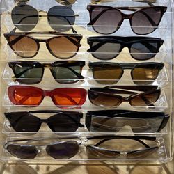 Multiple Sun Glasses, Sunglasses, Ray Bans, Carrera, Oakley, Nike, Maui Jim, Gucci And Much More 
