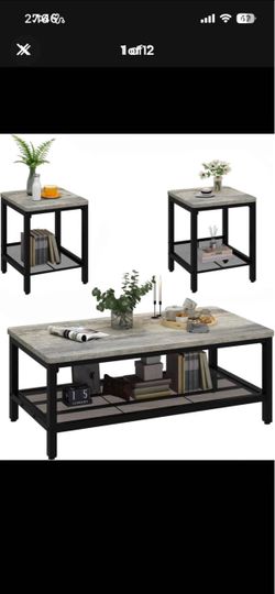 AWQM NICE CONTEMPORARY COFFEE TABLE SET