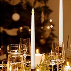 2pcs 11 Inch LED candle Sticks 