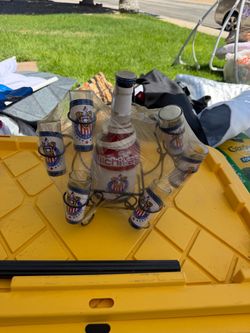 Chivas Shot Glass Set with Bottle Holder