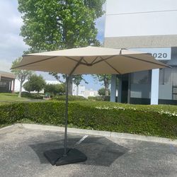 UMBRELLA - 10ft Umbrella Outdoor Patio Cantilever with Weights