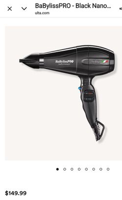 BaByliss PRO Nano Titanium Far Infrared  2000 W Dryer