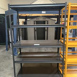 New Heavy Duty Garage Shelving 5-tiers Adjustable Metal Storage. 72”H X 48”W X 24”D