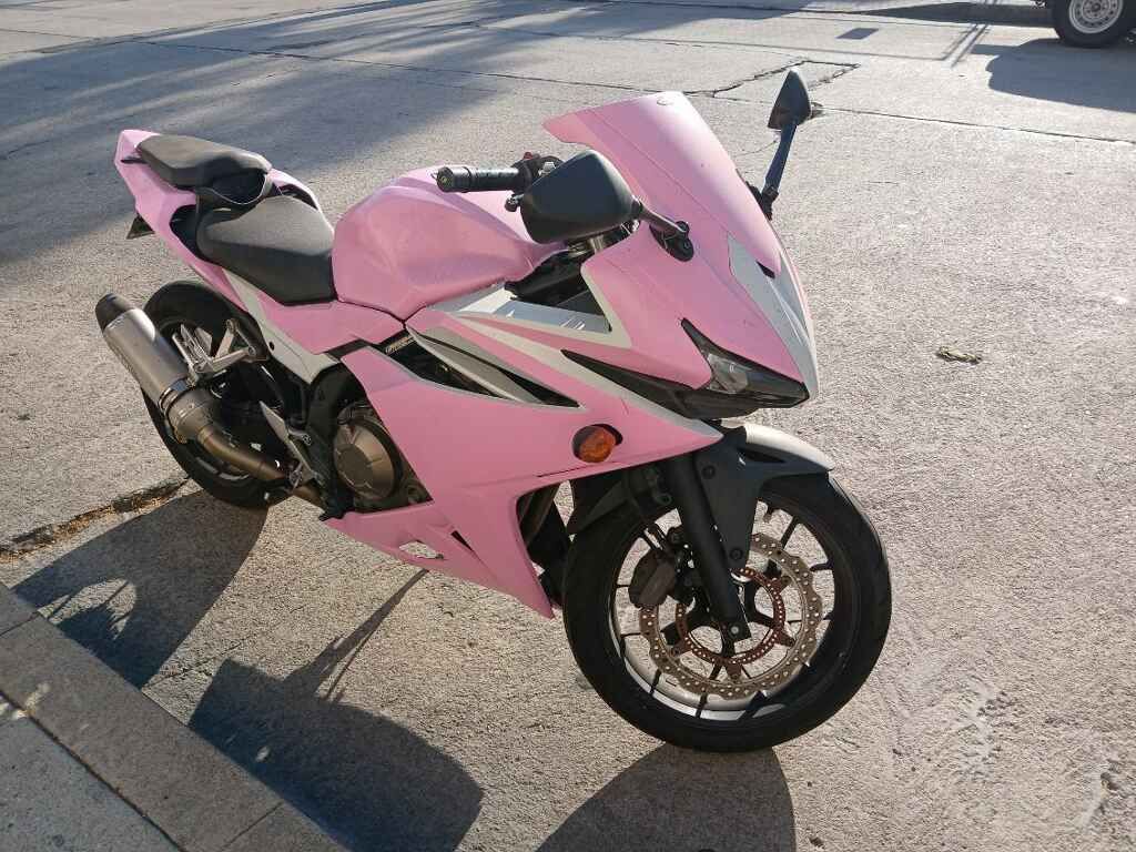 2016 Honda CBR 500 cc 28,000 Miles- Pink And White