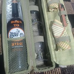 Wine & Cheese picnic cooler NEW