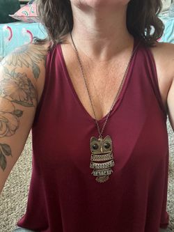 3 pieces of owl jewelry