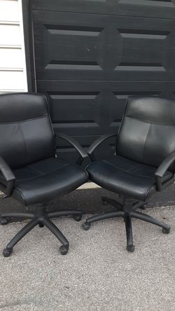 2 Executive oficce chairs,Kimball,each chair $125