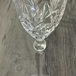 🚨Bargain: 🍷✨ Premium Crystal Glass / Goblet, Etched Design (brand new)