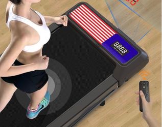 NEW Treadmill W/ Incline & Remote & LED Display, 3 in 1 Treadmill, Portable Under Desk Walking Treadmill !