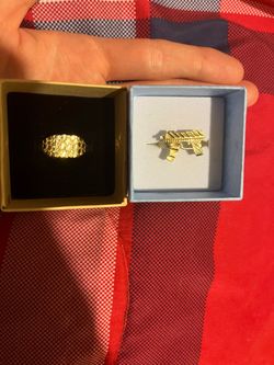 2 10k gold rings