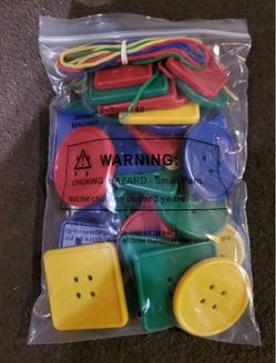 Colorful 48 Attribute Lacing Buttons