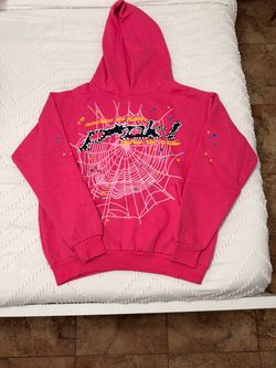 Pink Sp5der Set (Hoodie & Sweatpants)