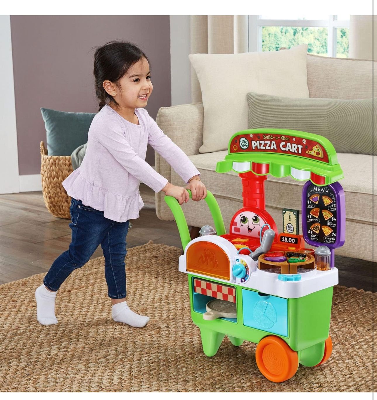 Leap Frog Build-a-slice Pizza Cart
