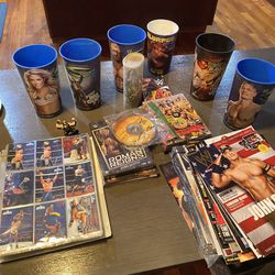Wwe Collectibles Playing Cards, Magazines, And Others
