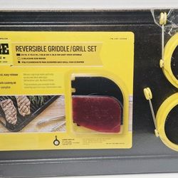 Lodge Cast Iron Reversible Grill/Griddle 20-inch x 10.5 Inch Camping New Unused