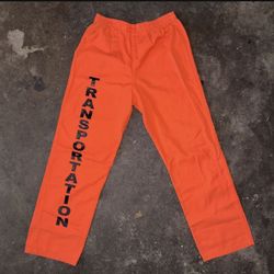 Vintage Transportation Jail House Pants 