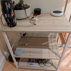 Metal And Wood End table