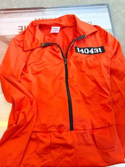 Inmate romper halloween costume