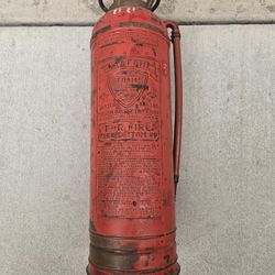 Vintage Fire Extinguisher 