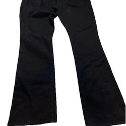 Old Navy Jeans Women Size 18 Tall Boot-Cut Mid-rise Button New Black