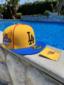 Los Angeles Dodgers MLB Lasso Lids Hat Size 7 W/Pin *IN HAND* SOLD OUT