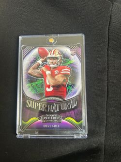 2021 Panini Contenders Trey Lance Supernatural Rookie Card