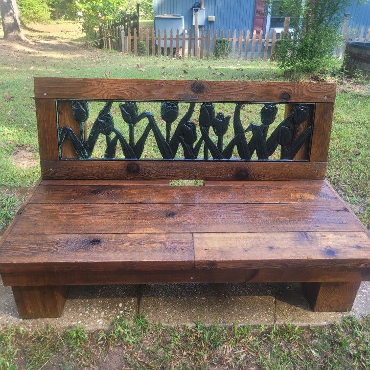Custom Cedar And Spruce bench