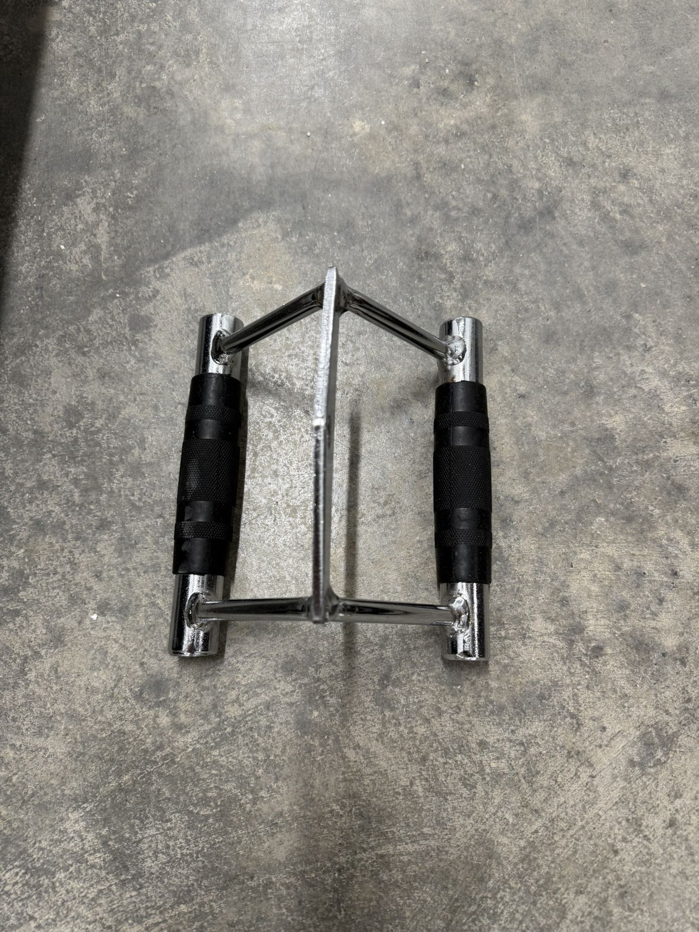 Cable Machine Attachment, Double D Hanlde & Tricep Rope Cable Attachment, Weight Machine Accessories Load 880 LB for Home Gym